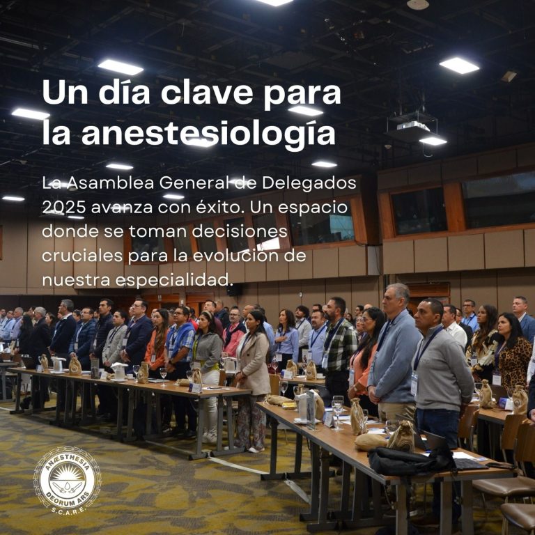 ¡Avanzamos por nuestros anestesiólogos! 🚀 La Asamblea General de Delegados 2025 es un día clave para la anestesiología. 🌟