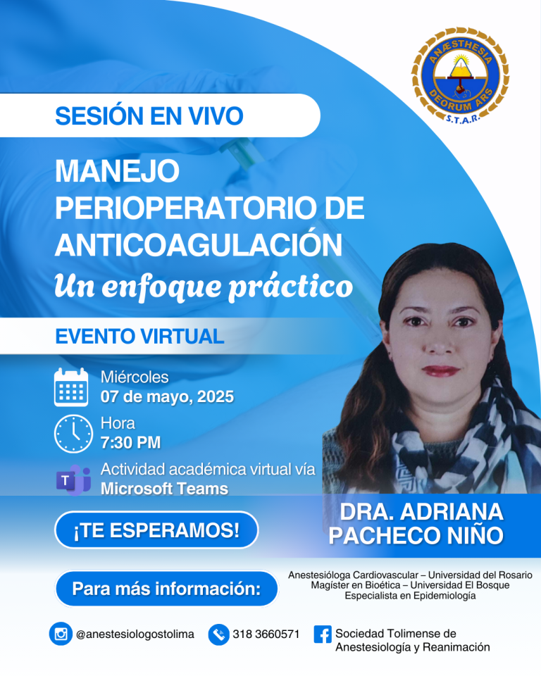 ¡Atención anestesiólogos!😮